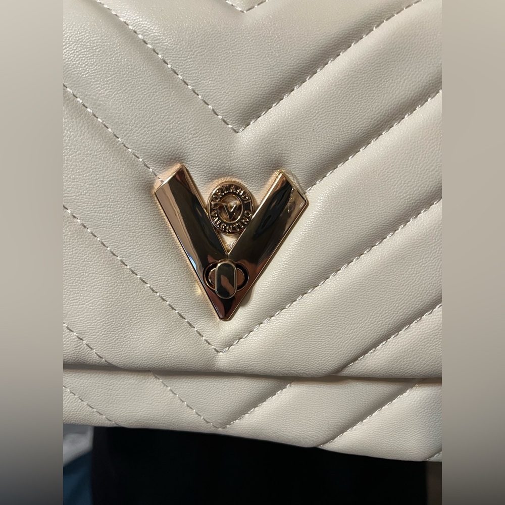 Valentino Orlandi White Quilted Shoulder Bag MSRP $ 279 - Picture 2 of 9